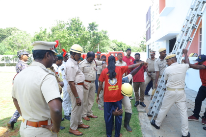TSUNAMI MOCK EXERCISE (KOMPAKKAM) STAGING AREA